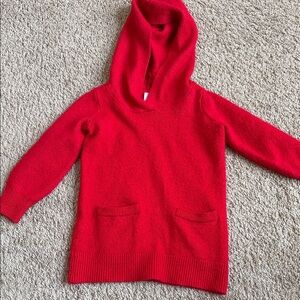 GAP Bright Red toddler Hooded Sweater
